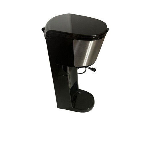 Single Serve Coffee Maker: K-Cup & Ground Compatible Single Cup Black- Chefman - Picture 6 of 12